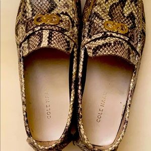 Cole Haan snake skin Flats